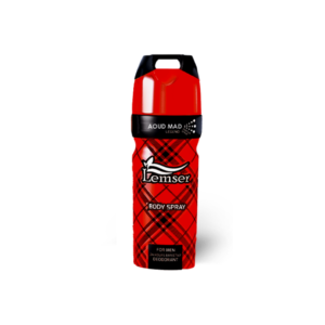 اسپری بدن 200 میل لمسر (LEMSER) رایحه عودمد