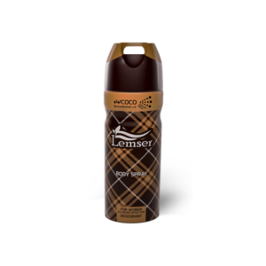 اسپری بدن 200 میل لمسر (LEMSER) رایحه کوکو‌مادمازل